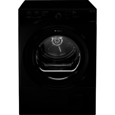 Hotpoint TCFS83BGK 8Kg Aquarius Sensor Condenser Tumble Dryer in Black